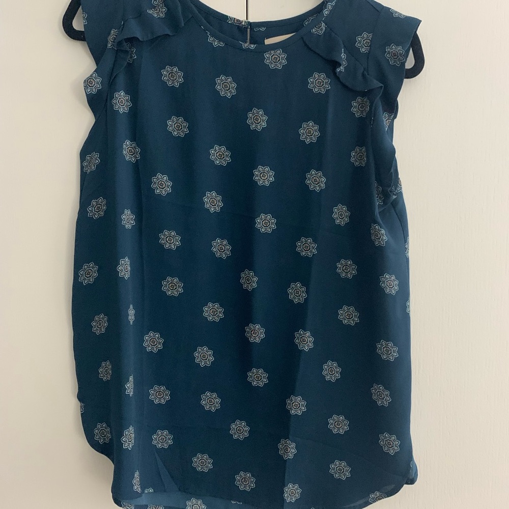 LOFT Floral Blouse